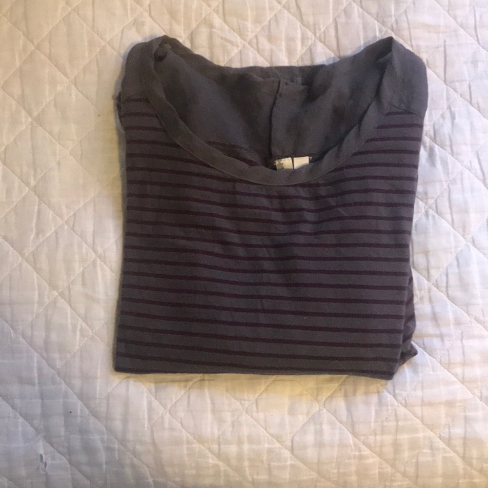 Long sleeve • purple & grey • hang ten • size M